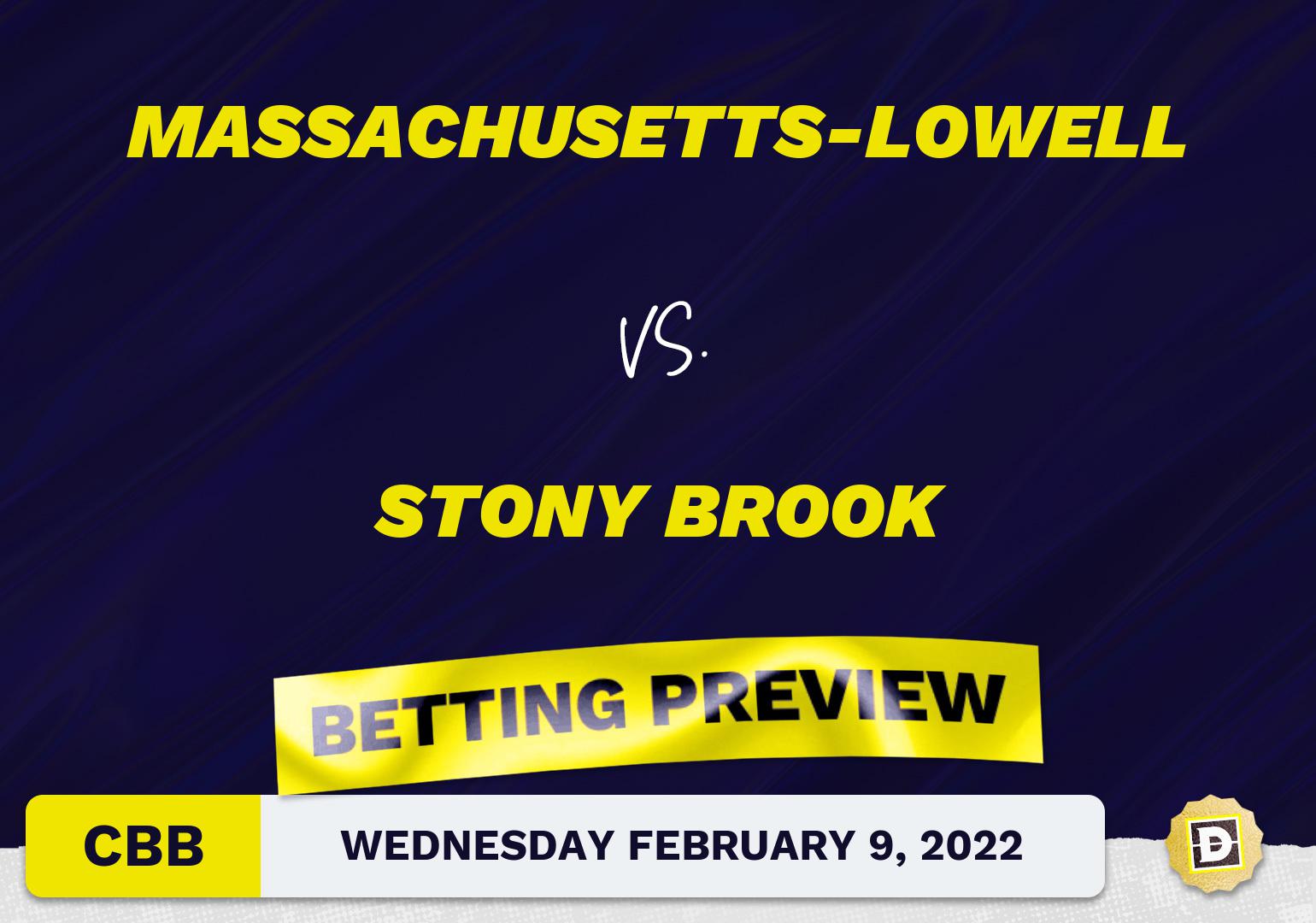 Massachusetts-Lowell vs. Stony Brook CBB Predictions and Odds - Feb 9, 2022