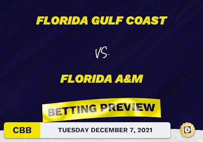 Florida Gulf Coast vs. Florida A&M CBB Predictions and Odds - Dec 7, 2021