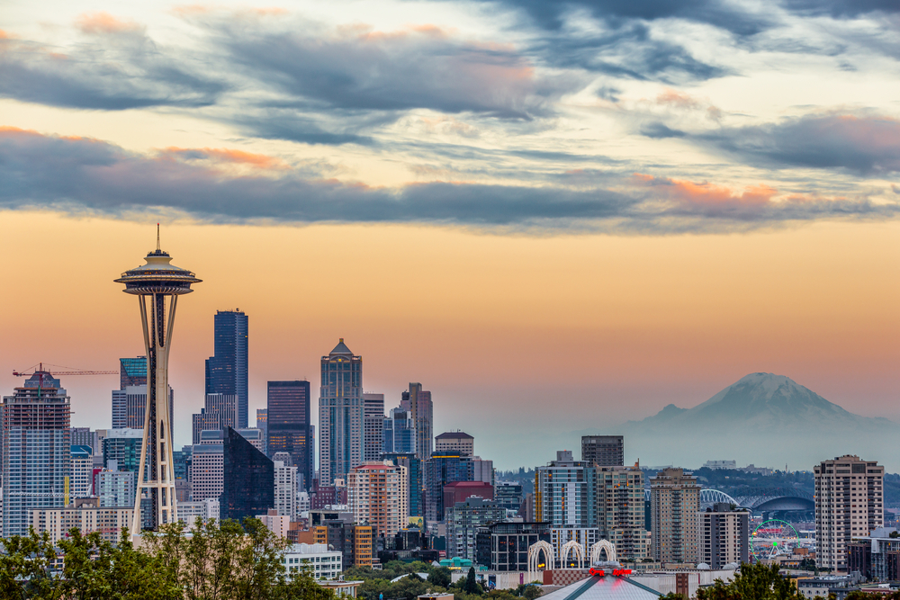 Aerial view of Seattle