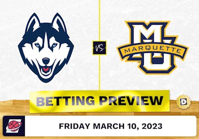 Connecticut vs. Marquette CBB Prediction and Odds - Mar 10, 2023