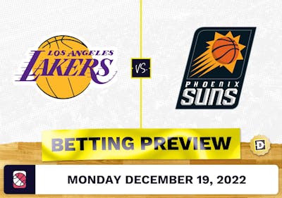 Lakers vs. Suns Prediction and Odds - Dec 19, 2022