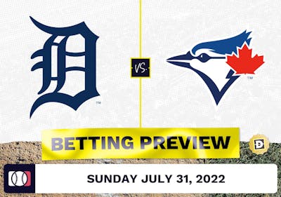 Tigers vs. Blue Jays Prediction and Odds - Jul 31, 2022