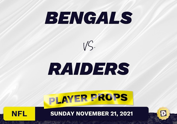 Bengals vs. Raiders Projected Player Stats - Nov 21, 2021