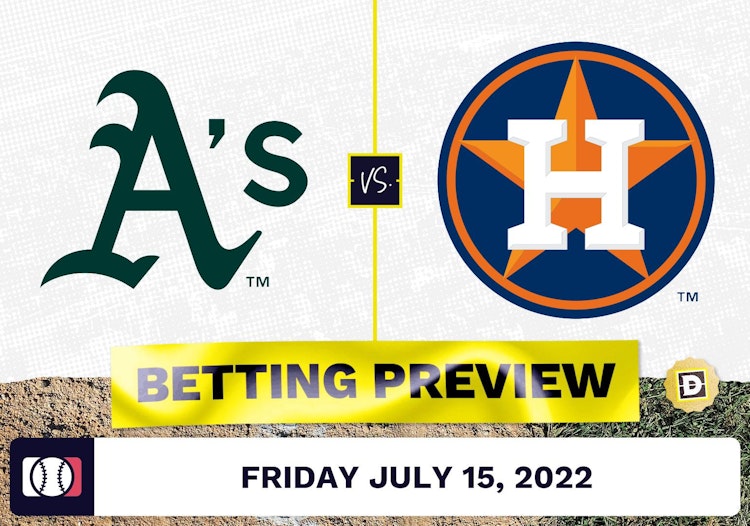 Athletics vs. Astros Prediction and Odds - Jul 15, 2022