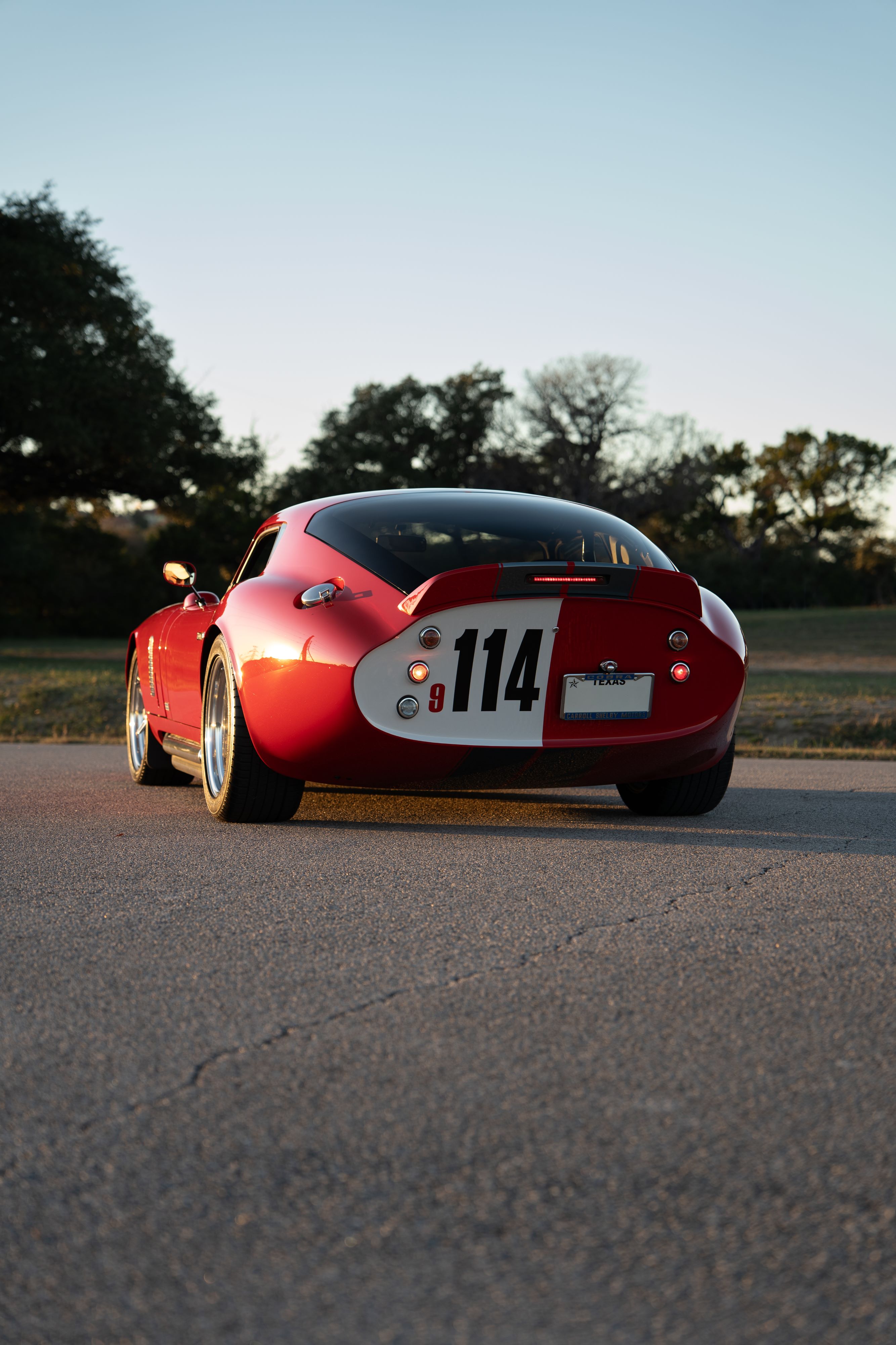 1965 Superformance Shelby Daytona CSX9114 in Monza Red.