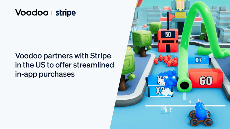 Voodoo Partners with Stripe in the US to Offer Streamlined In-App Purchases