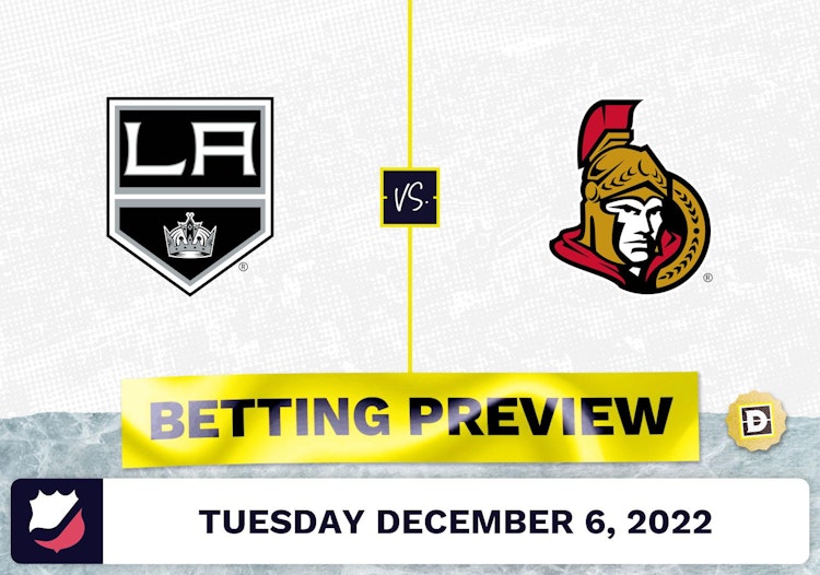 Kings vs. Senators Prediction and Odds - Dec 6, 2022