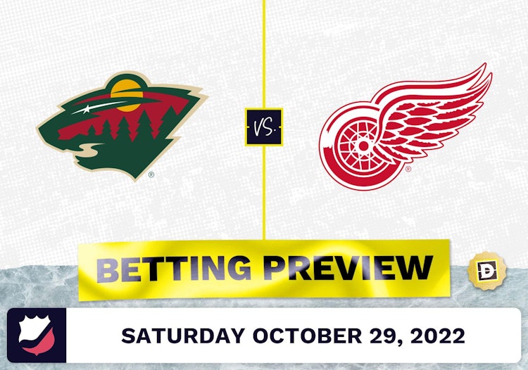 Wild vs. Red Wings Prediction and Odds - Oct 29, 2022