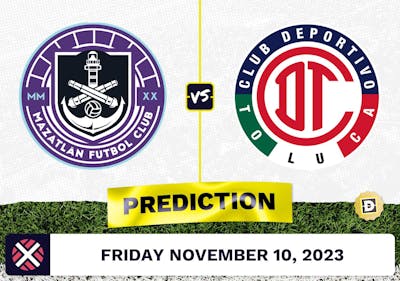 Mazatlan vs. Toluca Prediction and Odds - November 10, 2023