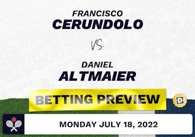 Francisco Cerundolo vs. Daniel Altmaier Predictions - Jul 19, 2022