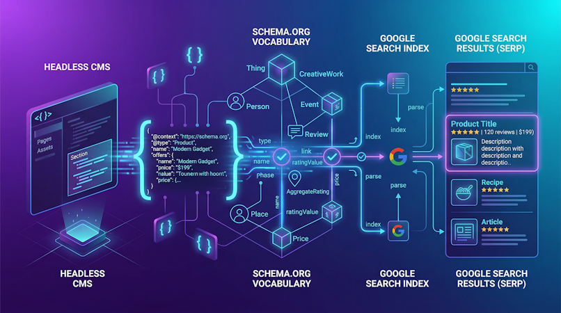 Structured Data and Schema Markup for Headless CMS: A Technical SEO Implementation Guide image