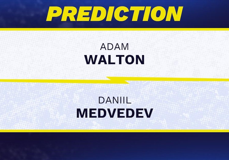 Adam Walton vs Daniil Medvedev Tennis Prediction.