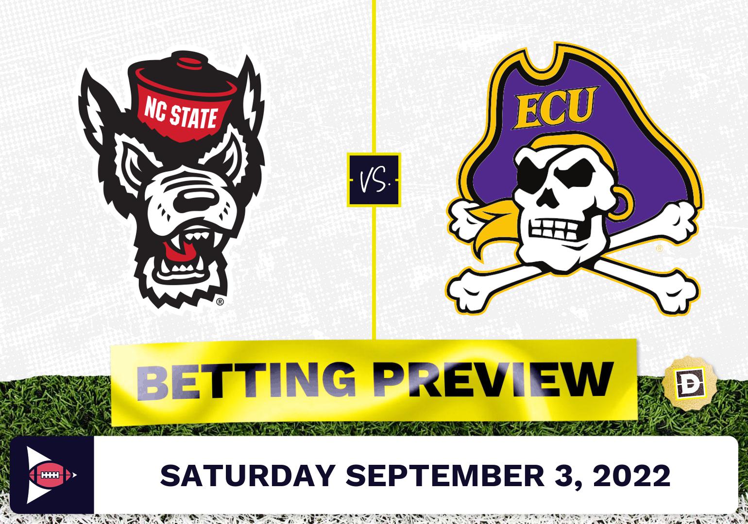 North Carolina State vs. East Carolina CFB Prediction and Odds - Sep 3, 2022