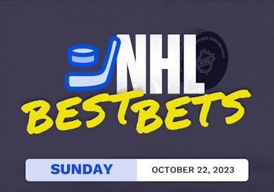 NHL Best Bets Today [Sunday 10/22/2023]