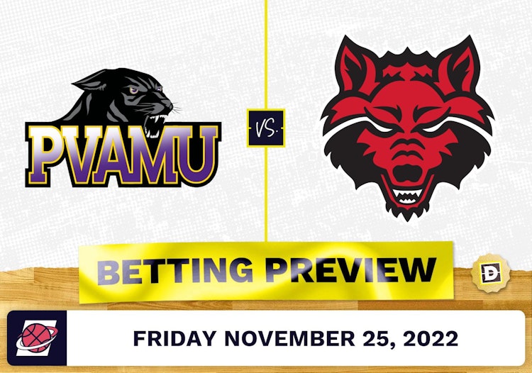 Prairie View A&M vs. Arkansas State CBB Prediction and Odds - Nov 25, 2022