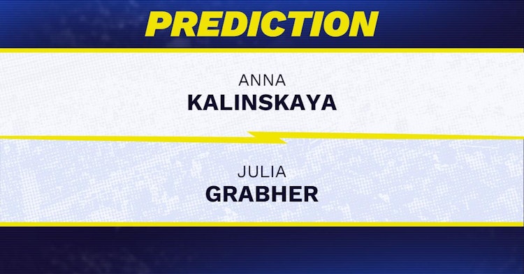 Anna Kalinskaya vs Julia Grabher Tennis Prediction.