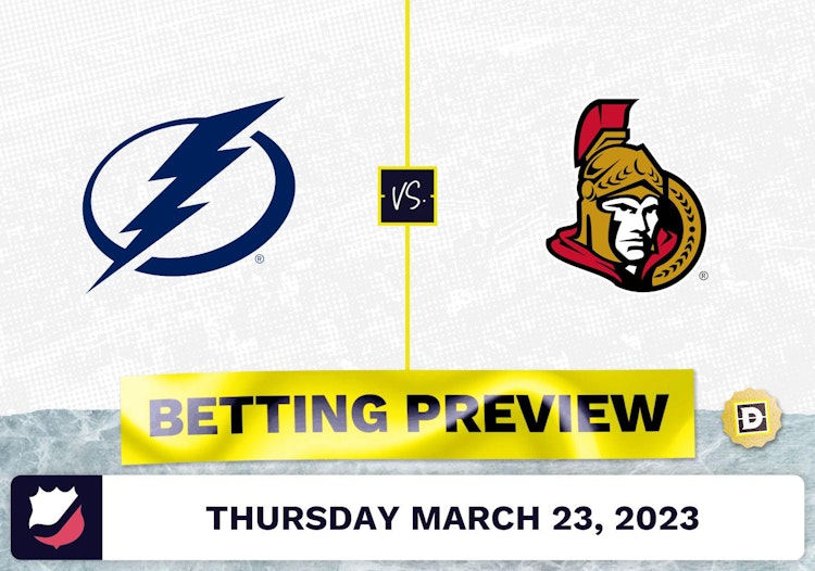 Lightning vs. Senators Prediction and Odds - Mar 23, 2023