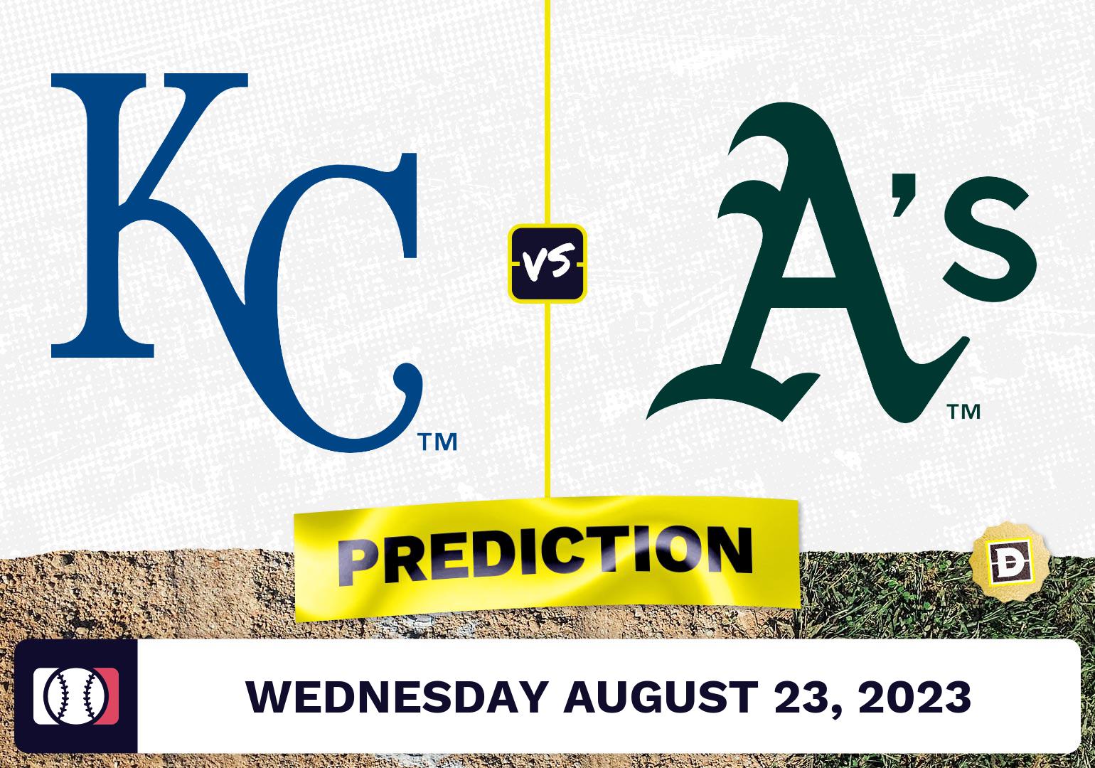 Royals vs. Athletics Prediction for MLB Wednesday [8/23/2023]