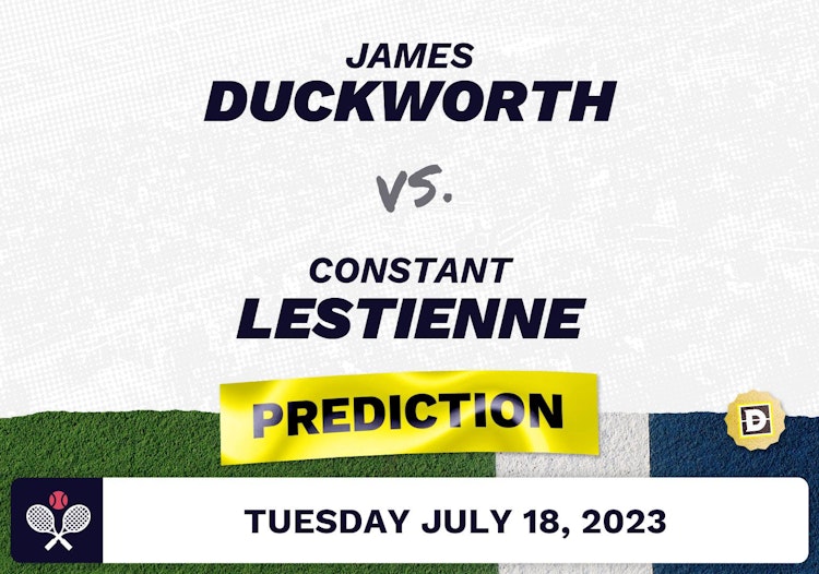 James Duckworth vs. Constant Lestienne Prediction - Hall of Fame Open (Newport) 2023