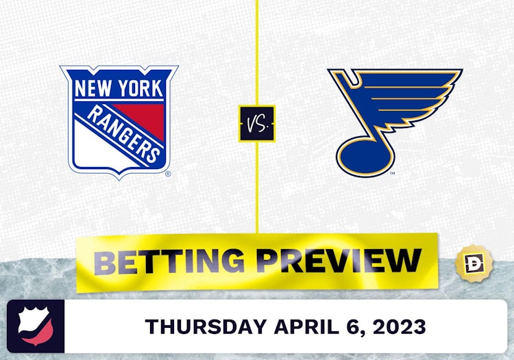 Rangers vs. Blues Prediction and Odds - Apr 6, 2023