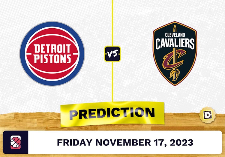 Pistons vs. Cavaliers Prediction and Odds - November 17, 2023