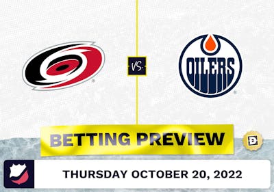 Hurricanes vs. Oilers Prediction and Odds - Oct 20, 2022