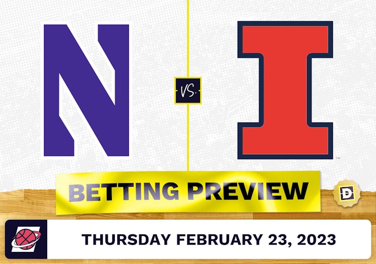 Northwestern vs. Illinois CBB Prediction and Odds - Feb 23, 2023