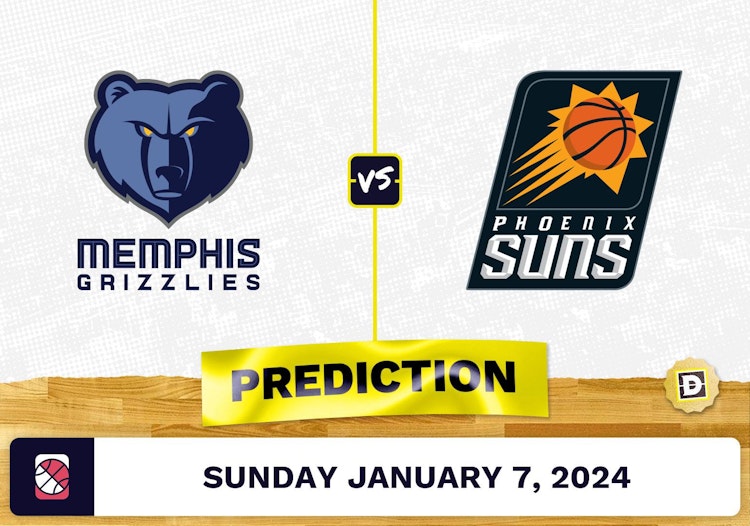 Memphis Grizzlies vs. Phoenix Suns Prediction, Odds, NBA Picks  [1/7/2024]