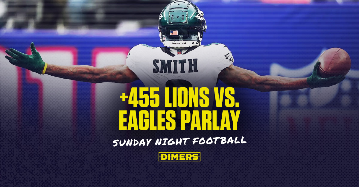 Parlay these Lions vs. Eagles player props at +455 odds for Sunday Night Football betting