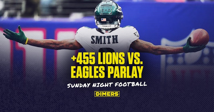 NFL parlay picks for Sunday Night Football betting between Lions and Eagles.