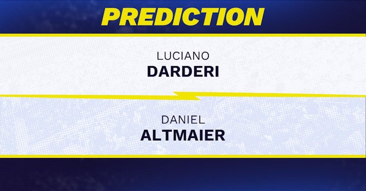 Luciano Darderi vs Daniel Altmaier Tennis Prediction.