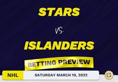 Stars vs. Islanders Predictions and Odds - Mar 19, 2022