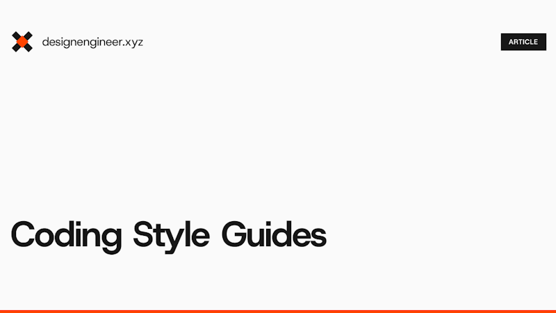Coding Style Guides