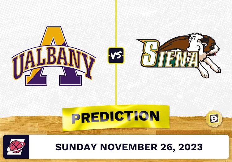 Albany vs. Siena Basketball Prediction - November 26, 2023
