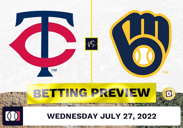 Twins vs. Brewers Prediction and Odds - Jul 27, 2022