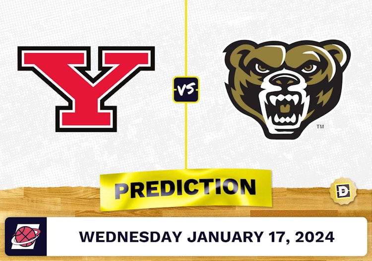 Youngstown State vs. Oakland Prediction, Odds, College Basketball Picks [1/17/2024]