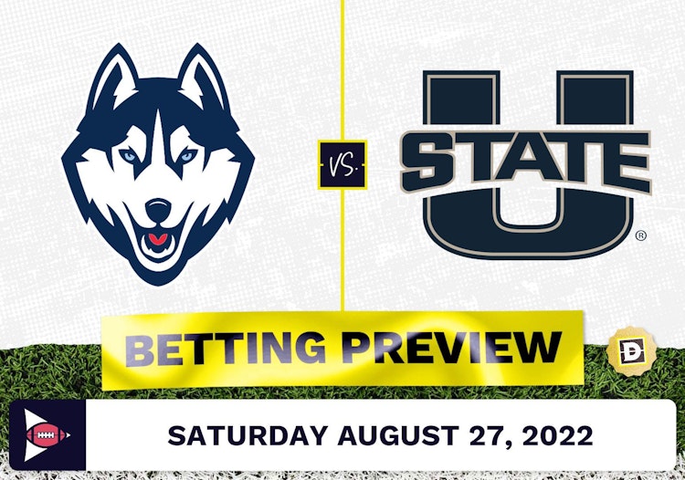 Connecticut vs. Utah State CFB Prediction and Odds - Aug 27, 2022