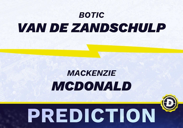 Botic Van de Zandschulp vs. Mackenzie McDonald Prediction, Odds, Picks for ATP Libema Open 2024
