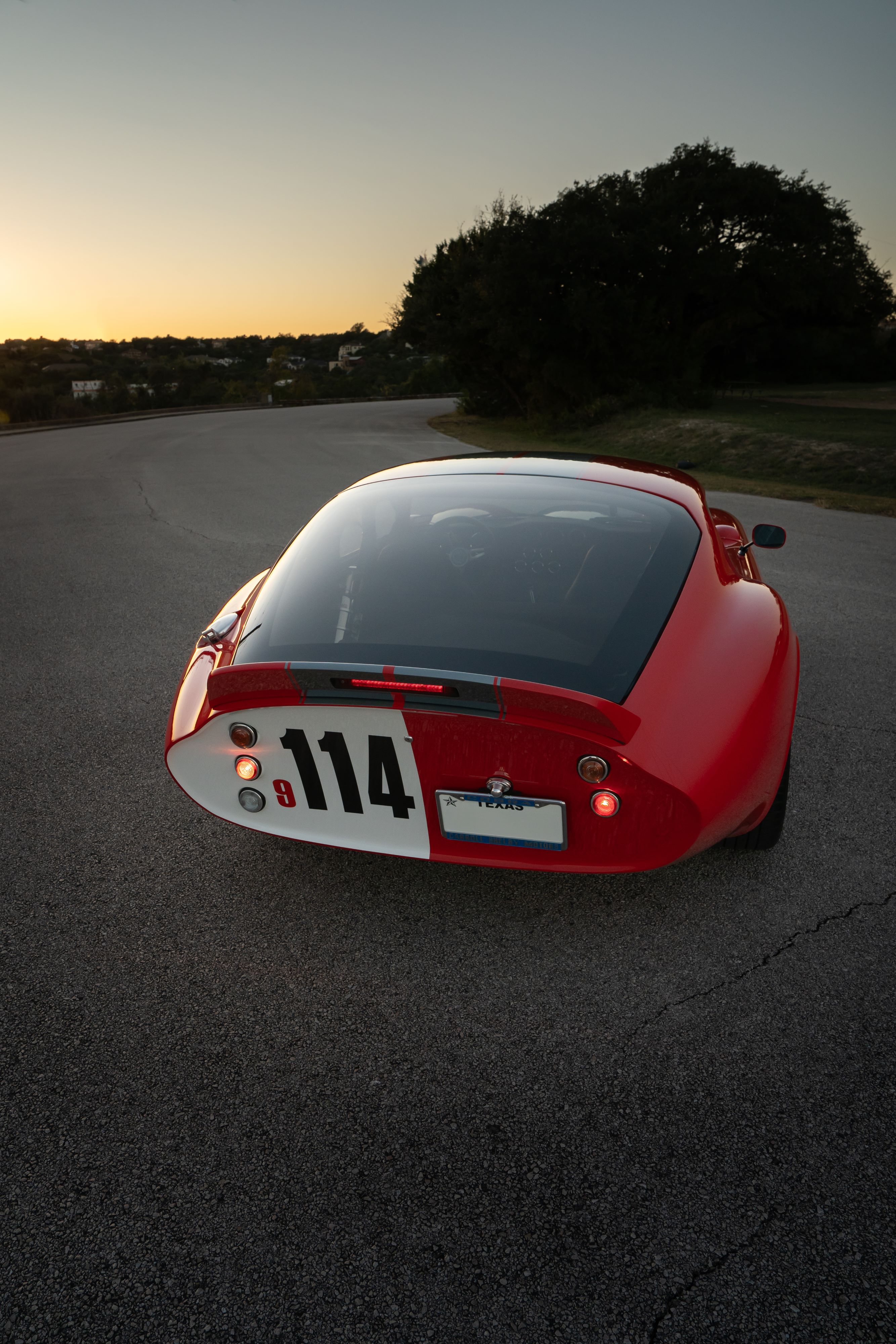 1965 Superformance Shelby Daytona CSX9114 in Monza Red.