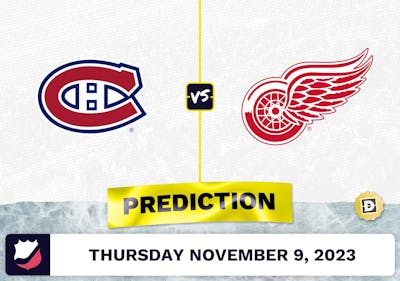 Canadiens vs. Red Wings Prediction and Odds - November 9, 2023
