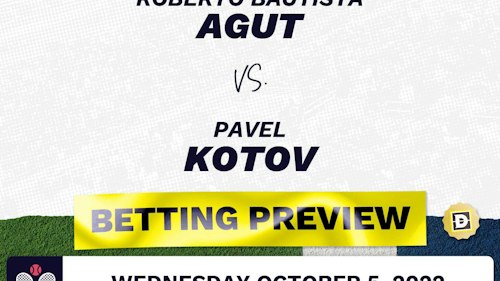 Roberto Bautista Agut vs. Pavel Kotov Predictions - Oct 5, 2022