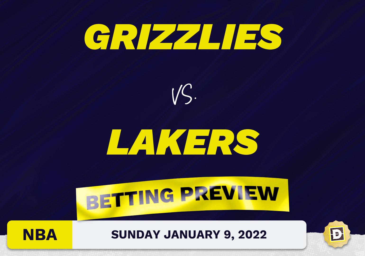Grizzlies vs. Lakers Predictions and Odds - Jan 9, 2022