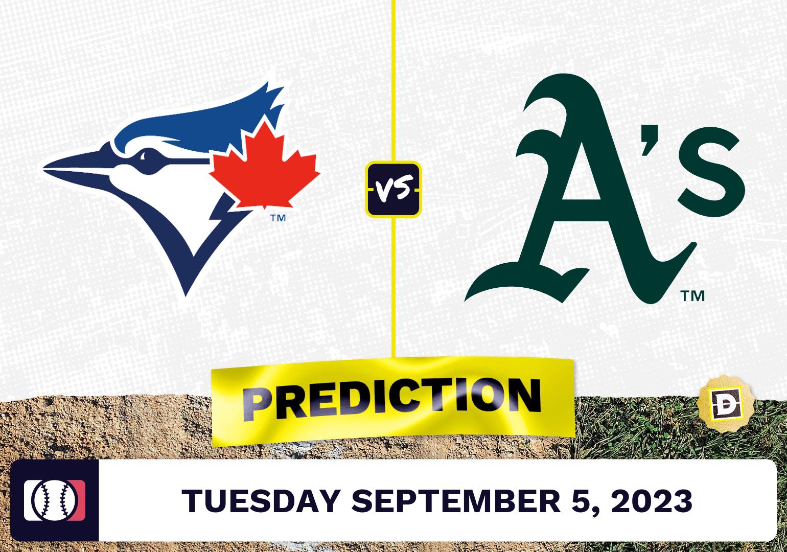 Blue Jays vs. Athletics Prediction for MLB Tuesday [9/5/2023]