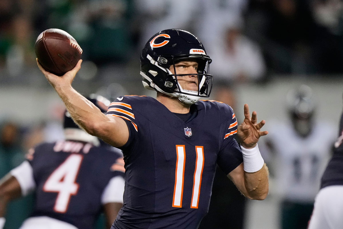How Case Keenum beat projections in Bears' upset of Eagles