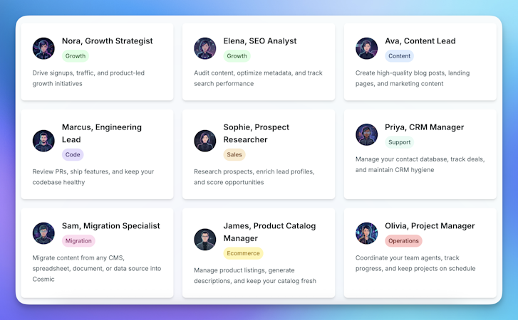 Introducing the Cosmic Agent Marketplace image