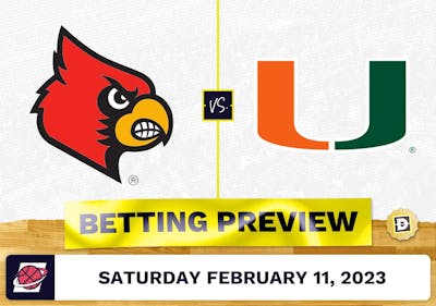 Louisville vs. Miami (FL) CBB Prediction and Odds - Feb 11, 2023