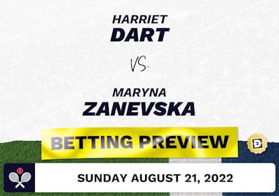 Harriet Dart vs. Maryna Zanevska Predictions - Aug 21, 2022