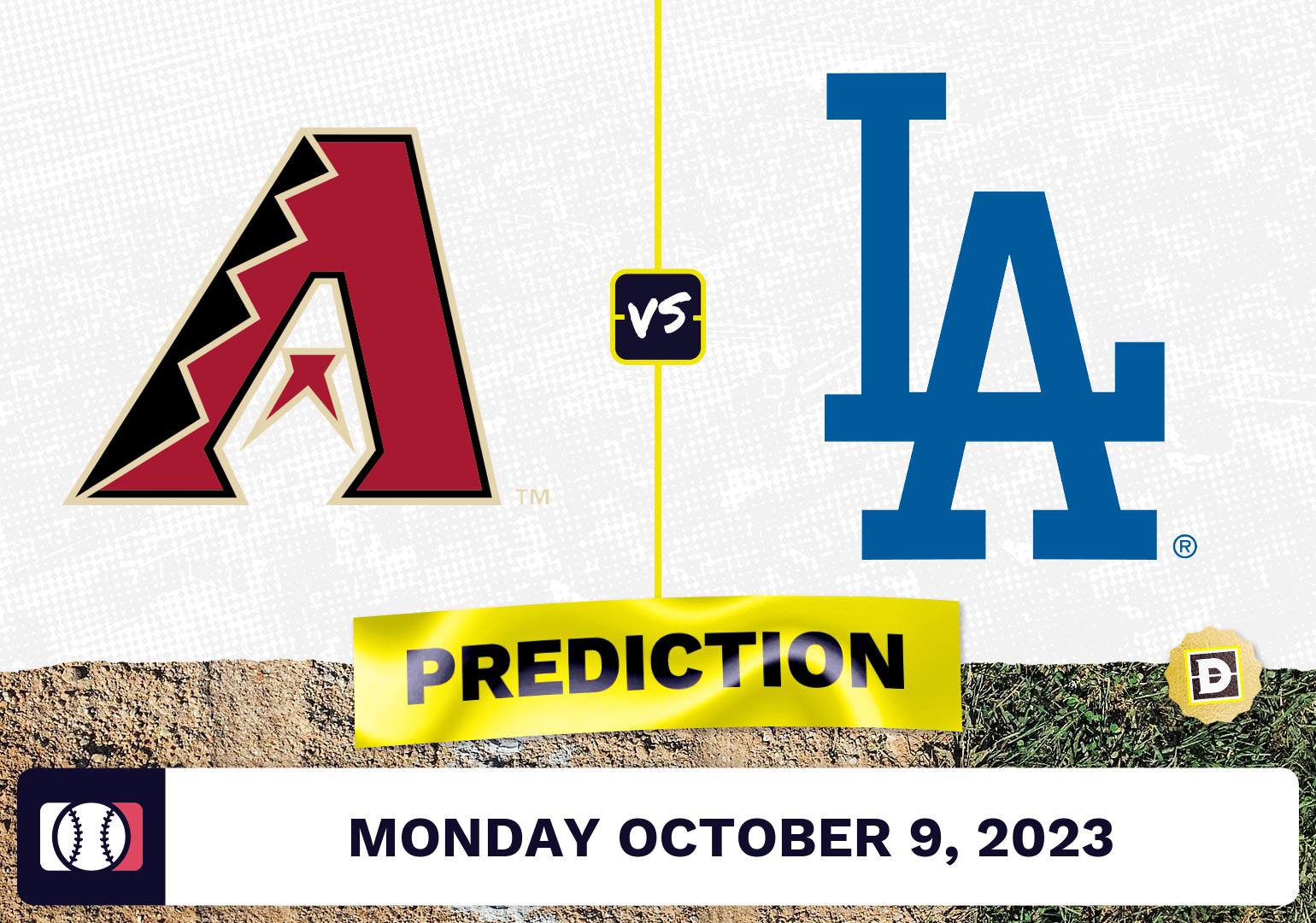 Diamondbacks vs. Dodgers Game 2 Prediction for MLB Monday [10/9/2023]