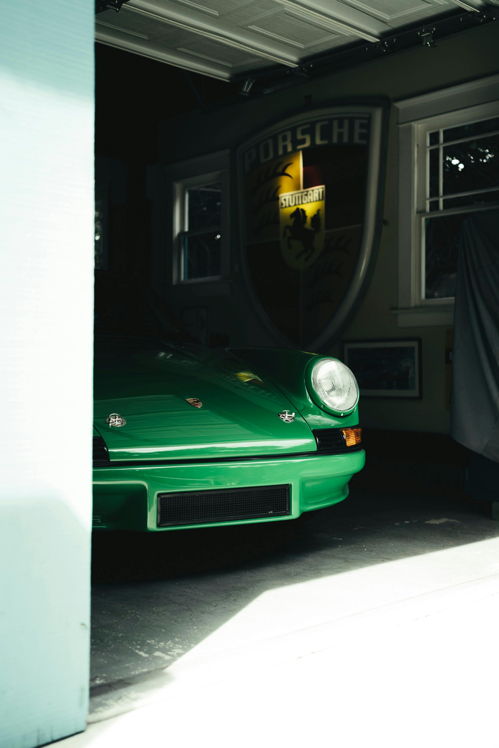 Green 911 Hotrod at Wholesale California.