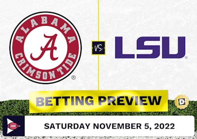 Alabama vs. LSU CFB Prediction and Odds - Nov 5, 2022